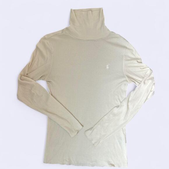 Cream turtleneck by Ralph Lauren - Picture 1 of 4